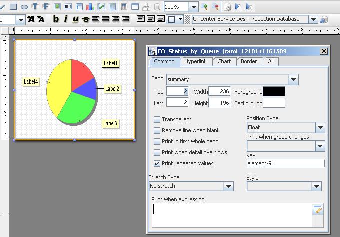 iReport Image Properties
